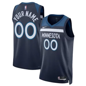 Prestigioso Fascinante Attraente Minnesota Timberwolves Nike Unisex Swingman Custom Jersey Navy Icon Edition
