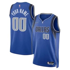 Prestigioso Fascinante Dallas Mavericks Nike 2021/22 Diamond Swingman Custom Jersey Icon Edition Blue