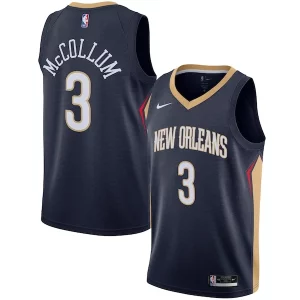 Prestigioso Gorgeous C.J. McCollum New Orleans Pelicans Nike Swingman Jersey Icon Edition Navy