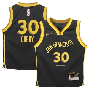 Prestigioso Incantevole Stephen Curry Golden State Warriors Nike Toddler Swingman Replica Jersey City Edition Black