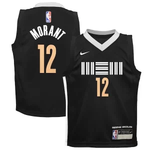 Prestigioso Ja Morant Memphis Grizzlies Nike Preschool Swingman Replica Jersey City Edition Black