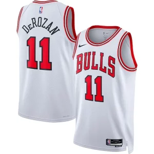 Prestigioso Moderno DeMar DeRozan Chicago Bulls Nike Unisex 2022/23 Swingman Player Jersey White Association Edition