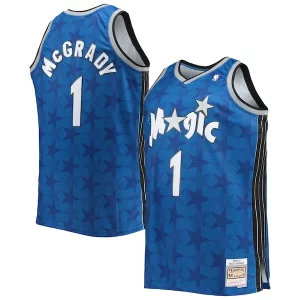 Prestigioso Pratico Tracy McGrady Orlando Magic Big & Tall 2000/01 Hardwood Classics Swingman Jersey Blue/Black