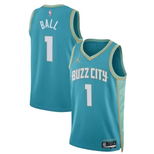 Prestigioso Robusto LaMelo Ball Charlotte Hornets Jordan Brand Unisex 2023/24 Swingman Jersey Teal City Edition