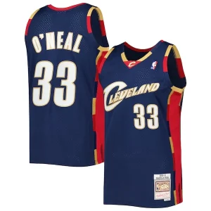 Prestigioso Sofisticato Incantevole Shaquille O'Neal Cleveland Cavaliers Hardwood Classics 2009/10 Jersey Navy