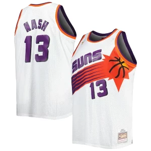 Prestigioso Splendido Moderno Steve Nash Phoenix Suns Big & Tall Hardwood Classics 1996/97 Swingman Jersey White/Black