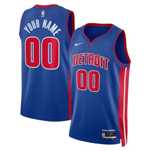 Prestigioso Splendido Stupendo Detroit Pistons Nike Unisex Swingman Custom Jersey Blue Icon Edition