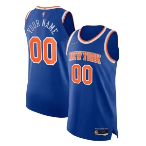 Prestigioso Stupendo Classico New York Knicks Nike 2021/22 Diamond Swingman Authentic Custom Jersey Icon Edition Blue