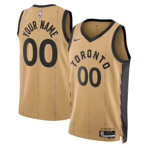 Prestigioso Versatile Toronto Raptors Nike Unisex 2023/24 Custom Swingman Jersey Gold City Edition