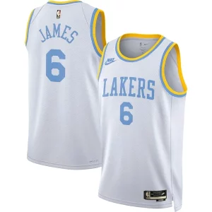 Raffinato Carino LeBron James Los Angeles Lakers Nike Swingman Jersey Classic Edition White