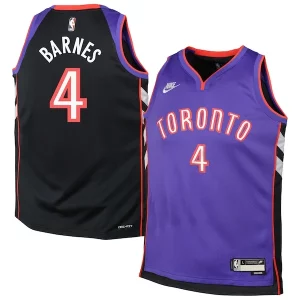 Raffinato Carino Scottie Barnes Toronto Raptors Nike Youth 2024/25 Swingman Jersey Purple Classic Edition