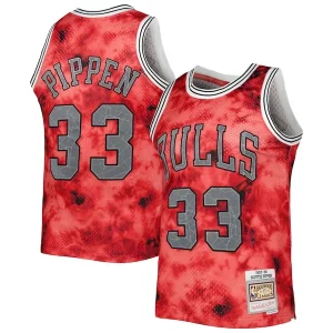 Raffinato Classico Accattivante Scottie Pippen Chicago Bulls 1997/98 Galaxy Swingman Jersey Red