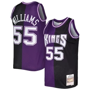 Raffinato Cool Fascinante Jason Williams Sacramento Kings Hardwood Classics 2000/01 Split Swingman Jersey Purple/Black