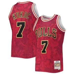 Raffinato Delizioso Toni Kukoc Chicago Bulls Hardwood Classics 1997/98 Lunar New Year Swingman Jersey Red