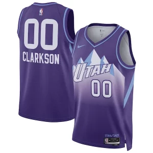 Raffinato Jordan Clarkson Utah Jazz Nike Unisex 2024/25 Swingman Player Jersey City Edition Purple