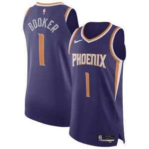 Raffinato Lussuoso Devin Booker Phoenix Suns Nike Authentic Jersey Association Edition Purple