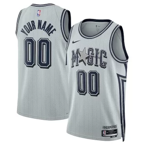Raffinato Moderno Orlando Magic Nike Unisex 2024/25 Custom Swingman Jersey City Edition Silver