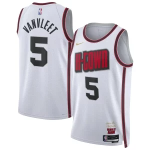 Raffinato Ottimo Fred VanVleet Houston Rockets Nike Unisex 2024/25 Swingman Player Jersey City Edition White