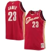 Resistente Bellissimo LeBron James Cleveland Cavaliers 2003/04 Big & Tall Hardwood Classics Swingman Jersey Red
