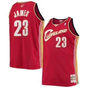 Resistente Bellissimo LeBron James Cleveland Cavaliers 2003/04 Big & Tall Hardwood Classics Swingman Jersey Red