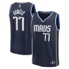 Resistente Carino Luka Dončić Dallas Mavericks Men's Fast Break Player Jersey Statement Edition Navy