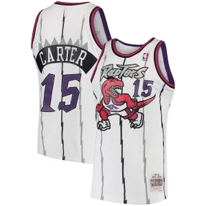 Resistente Duraturo Incantevole Vince Carter Toronto Raptors 1998/99 Hardwood Classics Swingman Jersey White/Purple