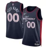 Resistente Eccezionale Philadelphia 76ers Nike Unisex 2023/24 Custom Swingman Jersey Navy City Edition