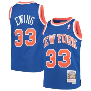 Resistente Fascinante Carino Patrick Ewing New York Knicks Youth Hardwood Classics Swingman Throwback Jersey Blue