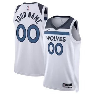 Resistente Fascinante Fantastico Minnesota Timberwolves Nike Unisex Swingman Custom Jersey White Association Edition