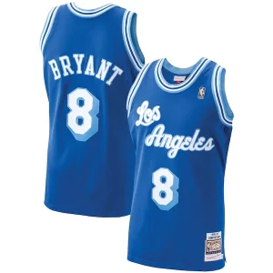 Resistente Men's Los Angeles Lakers Kobe Bryant Royal 1996 97 Hardwood Classics Authentic Player Jersey/Gold/Purple