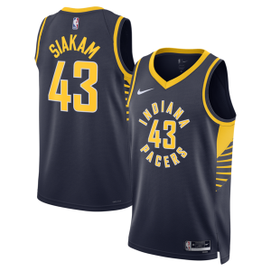 Resistente Pascal Siakam Indiana Pacers Nike Unisex Swingman Jersey Icon Edition Navy