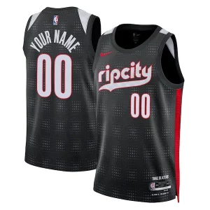 Resistente Portland Trail Blazers Nike Unisex 2024/25 Custom Swingman Jersey City Edition Black