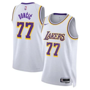 Resistente Sofisticato Bellissimo Luka Dončić Los Angeles Lakers Nike Association Edition Unisex Swingman Jersey White