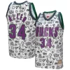 Resistente Stupendo Ray Allen Milwaukee Bucks 2000/01 Swingman Jersey White