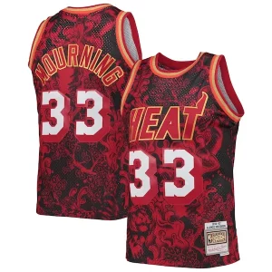 Robusto Alonzo Mourning Miami Heat Hardwood Classics 1996/97 Lunar New Year Swingman Jersey Red