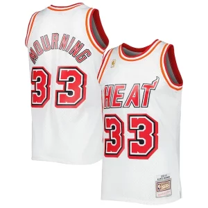 Robusto Alonzo Mourning Miami Heat Hardwood Classics Swingman Jersey White