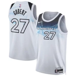 Robusto Delizioso Resistente Rudy Gobert Minnesota Timberwolves Nike Unisex 2024/25 Swingman Player Jersey City Edition White