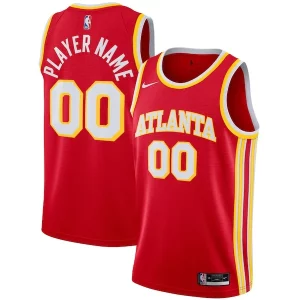 Splendido Atlanta Hawks Nike 2020/21 Swingman Custom Jersey Icon Edition Red