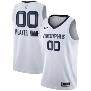 Robusto Lussuoso Memphis Grizzlies Nike 2020/21 Swingman Custom Jersey Association Edition White