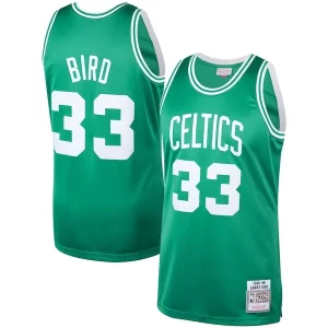 Robusto Meraviglioso Larry Bird Boston Celtics 1985/86 Hardwood Classics Authentic Jersey Kelly Green
