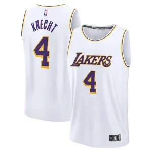 Moderno Dalton Knecht Los Angeles Lakers Fast Break Replica Player Jersey Association Edition White