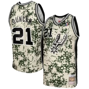 Robusto Ottimo Gorgeous Tim Duncan San Antonio Spurs 2013/14 Swingman Jersey Camo