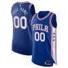 Robusto Ottimo Philadelphia 76ers Nike 2021/22 Diamond Authentic Custom Jersey Icon Edition Royal