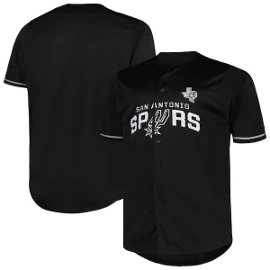 Robusto San Antonio Spurs Profile Big & Tall Pop Jersey Black