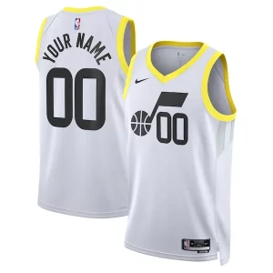 Robusto Splendido Moderno Utah Jazz Nike Unisex Swingman Custom Jersey White Association Edition