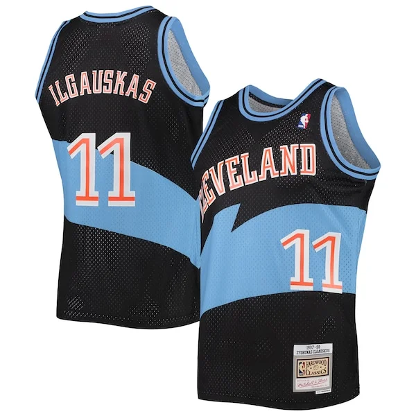Robusto Zydrunas Ilgauskas Cleveland Cavaliers Hardwood Classics Swingman Jersey Black