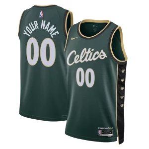 Sofisticato Accattivante Boston Celtics Nike Unisex 2022/23 Swingman Custom Jersey City Edition Kelly Green