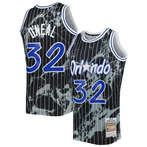 Sofisticato Bellissimo Shaquille O'Neal Orlando Magic 1994/95 Hardwood Classics Marble Swingman Jersey Black