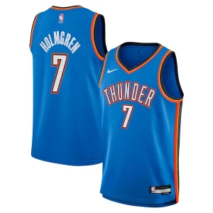 Sofisticato Chet Holmgren Oklahoma City Thunder Nike Youth Swingman Jersey Icon Edition Blue