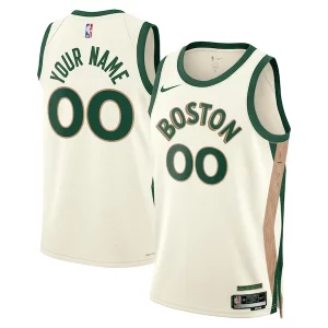 Sofisticato Fascinante Boston Celtics Nike Unisex 2023/24 Custom Swingman Jersey White City Edition